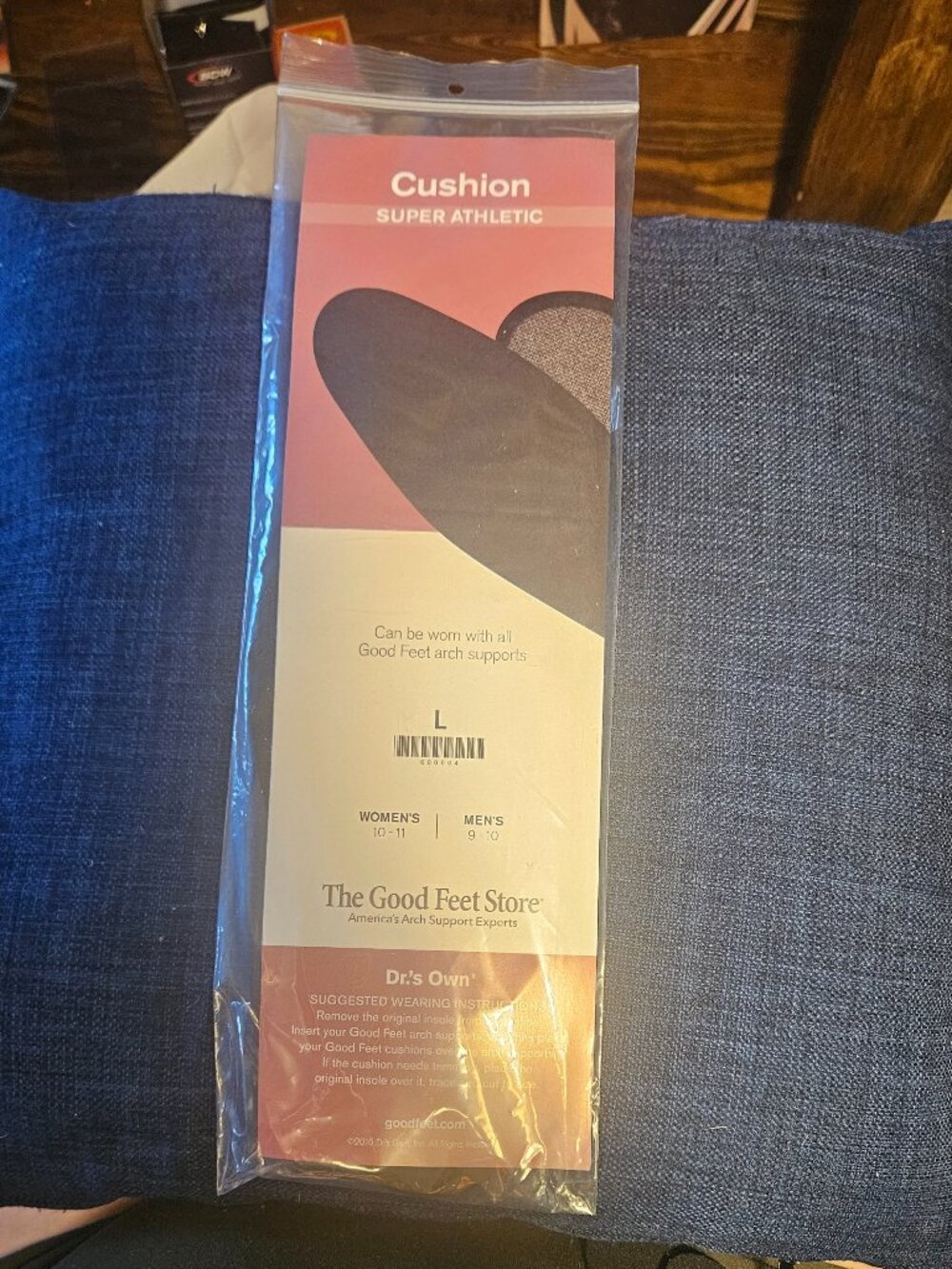 The Good Feet Store Cushion Super Athletic Insoles S Women 10-11 Men 9-10 New